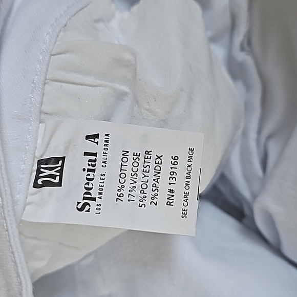 Special A 2XL white distressed denim jeans - Picture 8 of 8